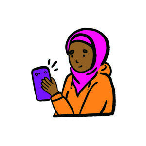 4 People Individuals 1 Phone