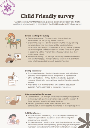 Child Friendly Survey Guidance